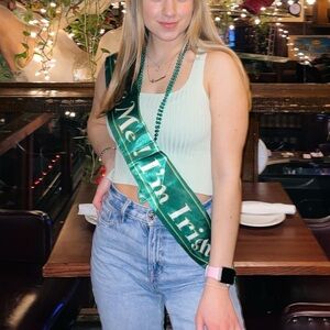 Brandy Melville Sage Green Ribbed Tank Top